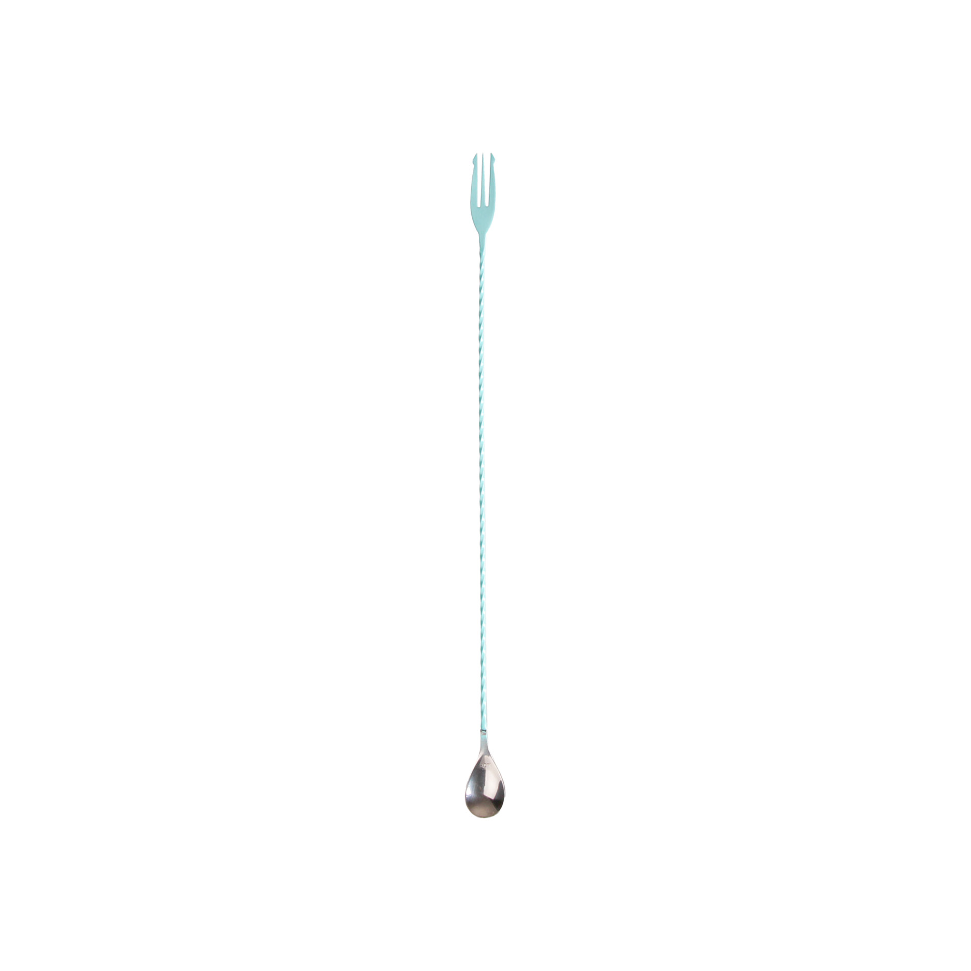 Colher Inox Cocktail Tiffany Azul 45cm