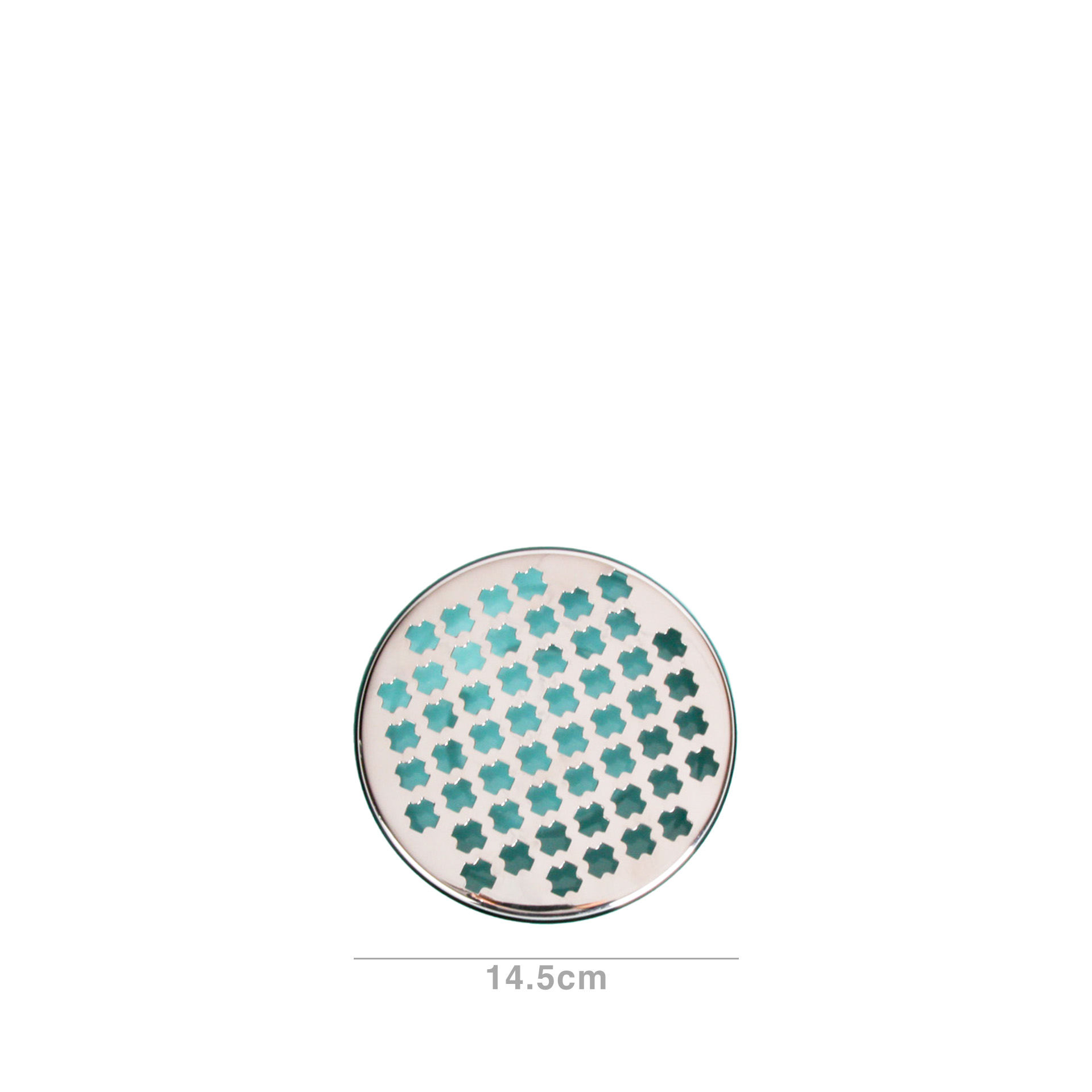 Bandeja Inox Jigger Tiffany Azul 14.5cm