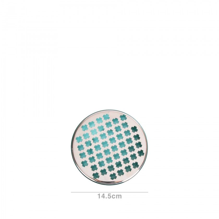 Bandeja Inox Jigger Tiffany Azul 14.5cm