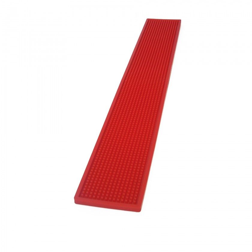 Tapete Bar Borracha 70X10cm Vermelho