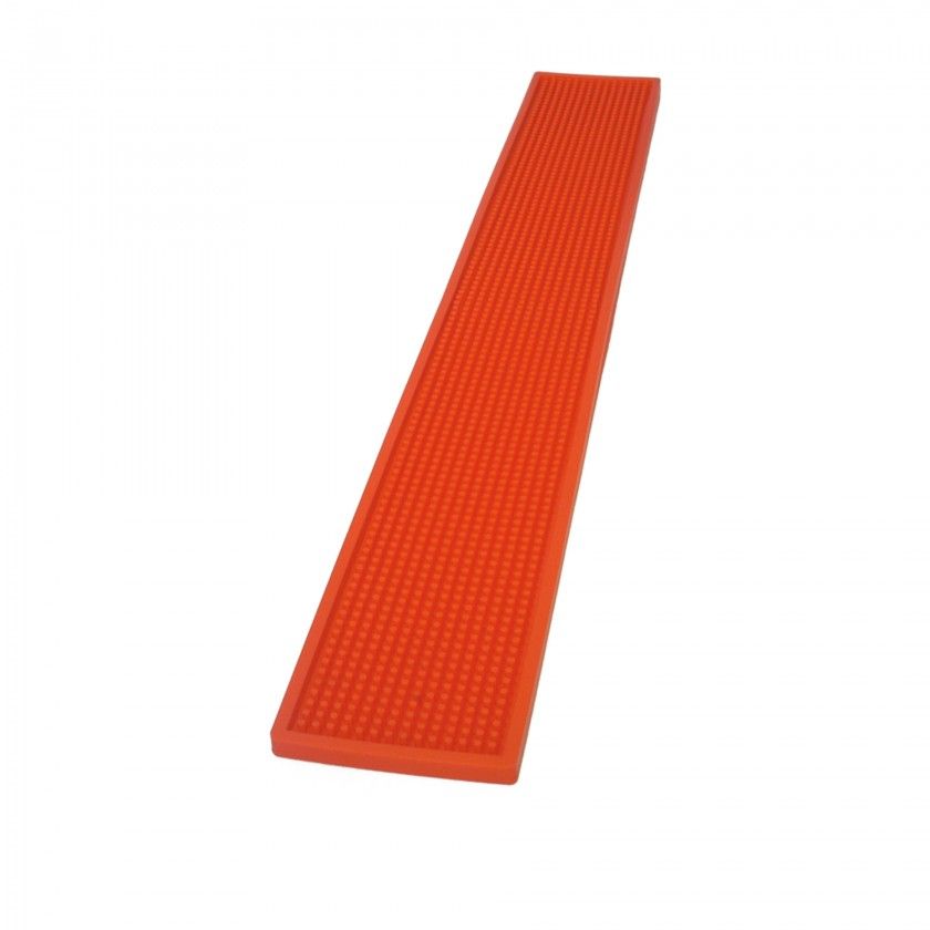 Tapete Bar Borracha 70X10cm Laranja