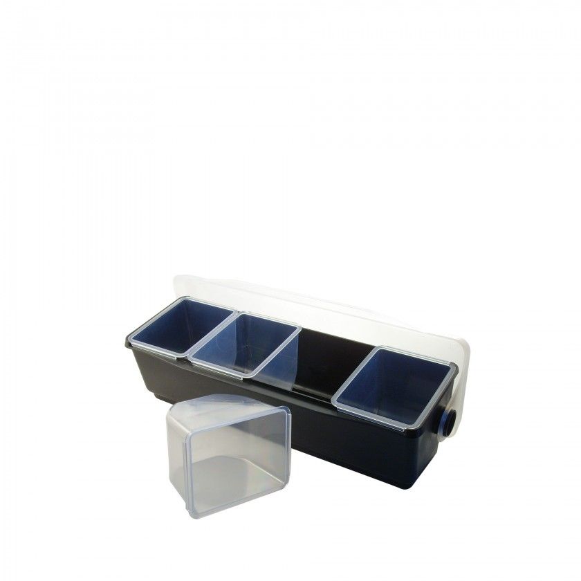 Organizador Bar 4 Divisões Sbc Preto Organizador Bar 4 Divisões Sbc Preto