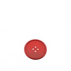 Base Copo Boto Borracha 10cm Pack 8 Vermelho