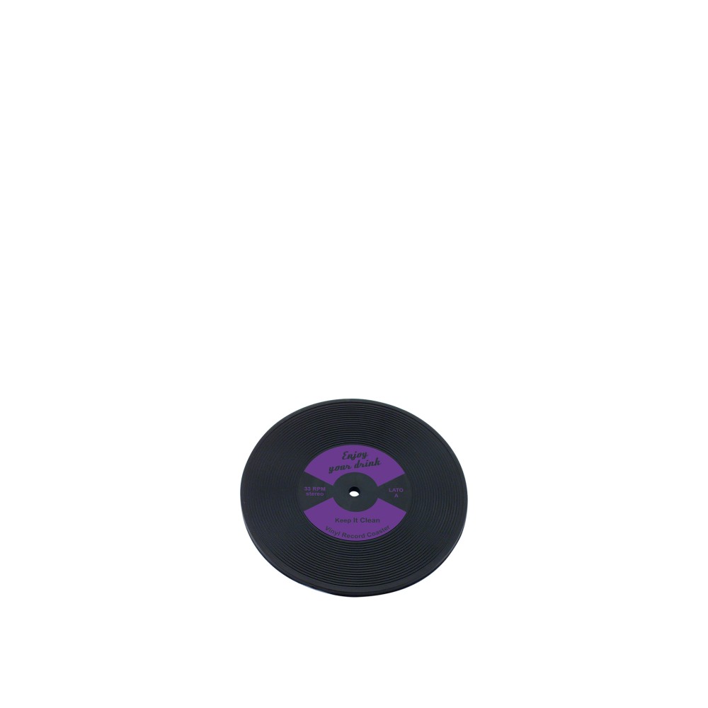 Base Copo Disco Lp Borracha 10cm Pack 12