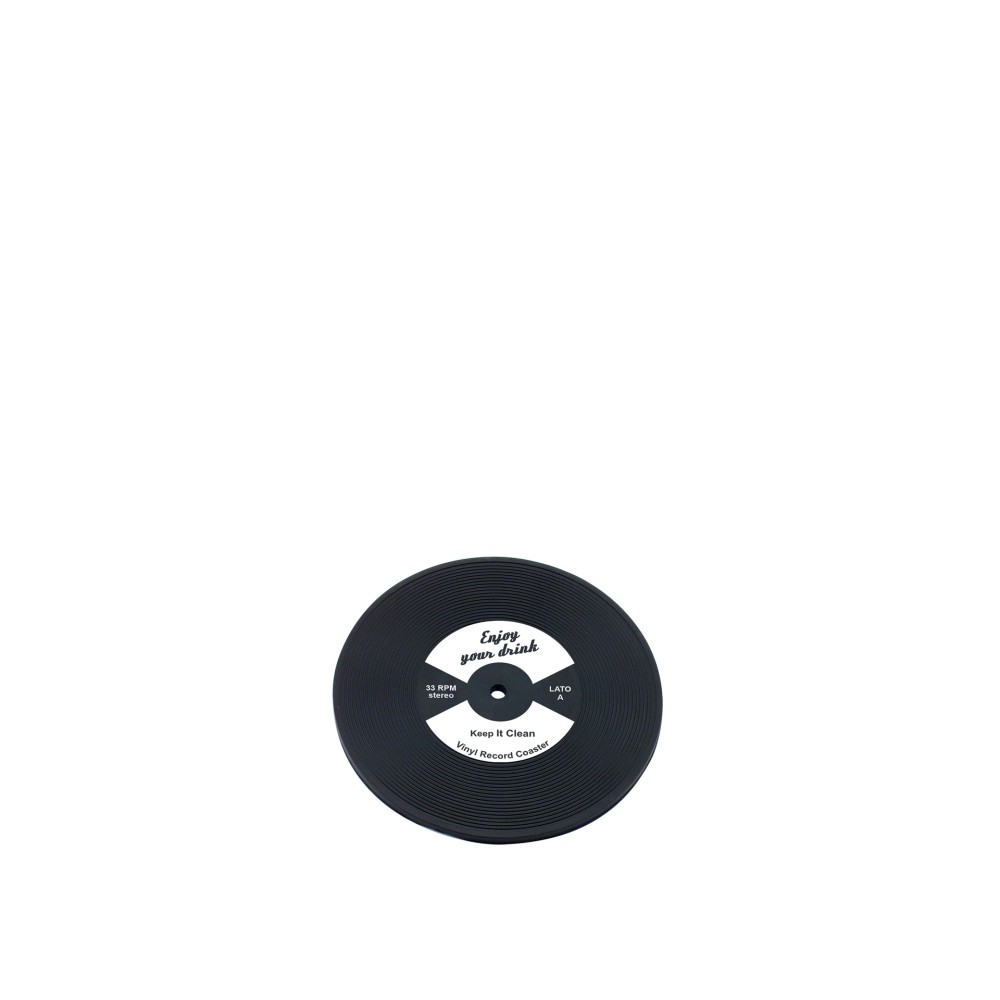 Base Copo Disco Lp Borracha 10cm Pack 12