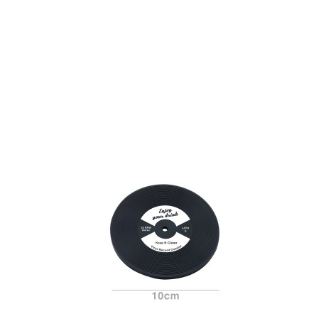 Base Copo Disco Lp Borracha 10cm Pack 12 - Image product