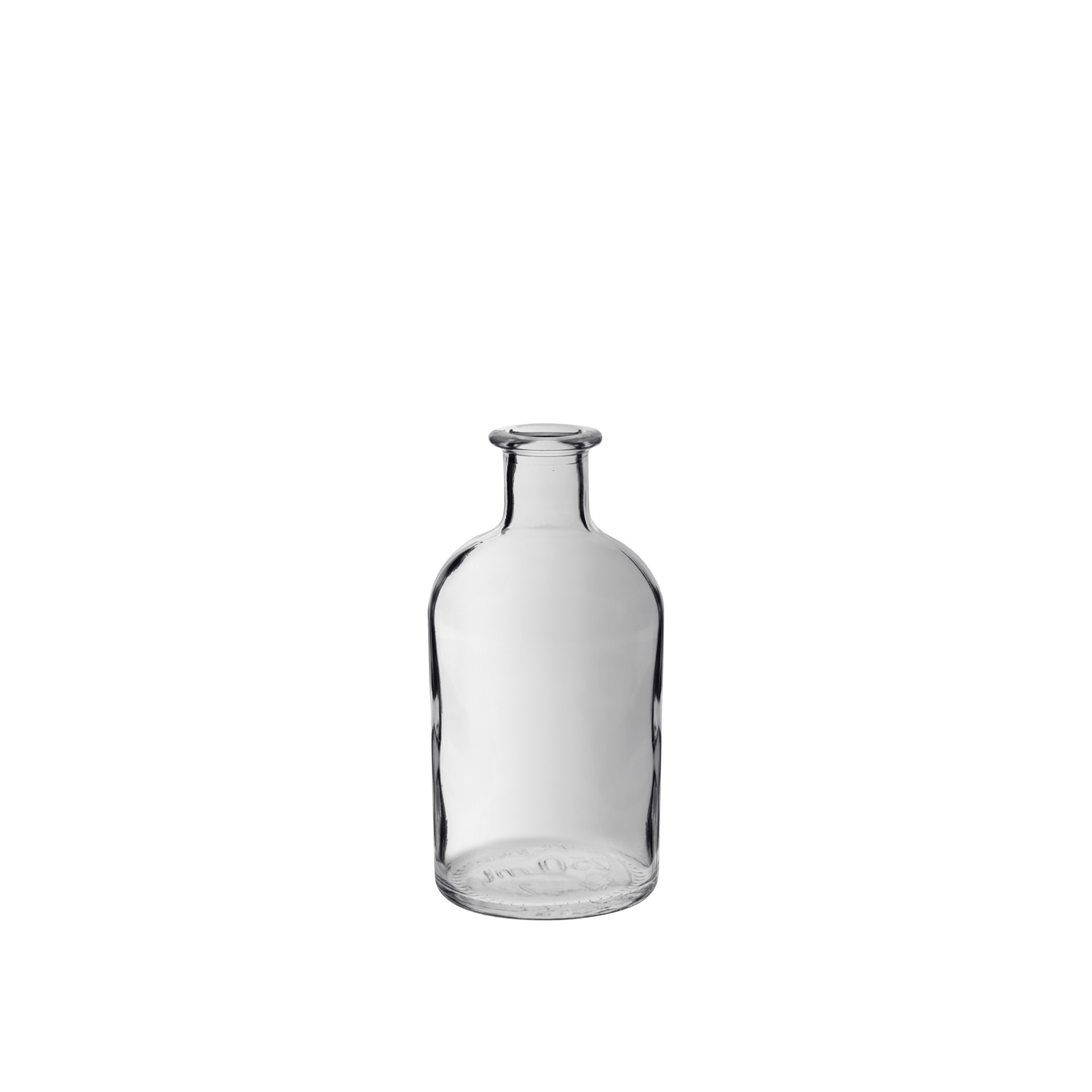 Garrafa Farmácia Vidro Incolor 250ml