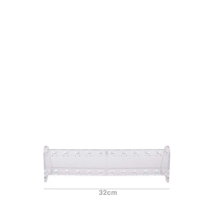 Tubo Ensaio Acrílico Incolor 32X8X8.5cm Pack 10 Tubo Ensaio Acrílico Incolor 32X8X8.5cm Pack 10