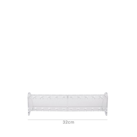 Tubo Ensaio Acrílico Incolor 32X8X8.5cm Pack 10 - Image product