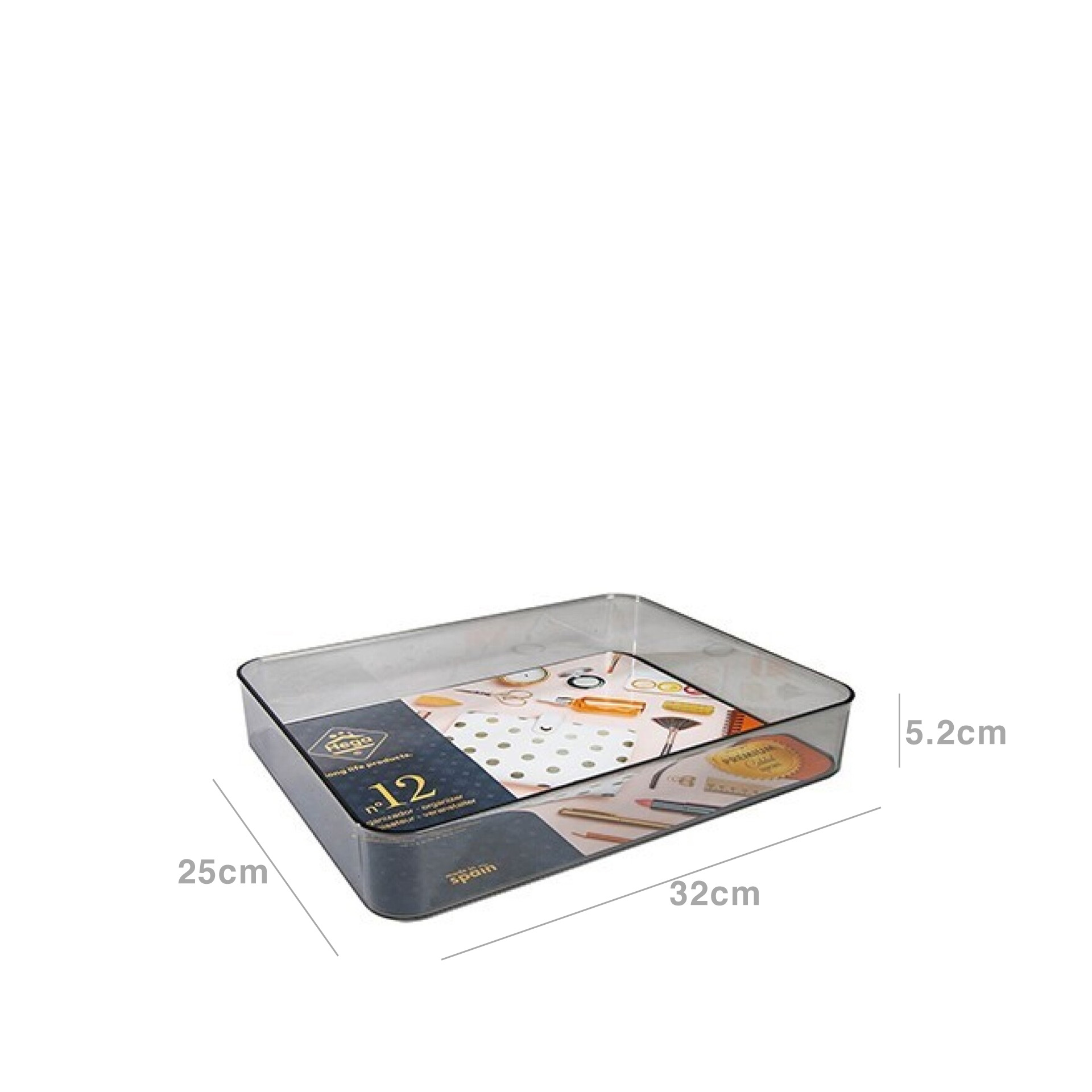 Cesto Multiusos Luxe Transparente