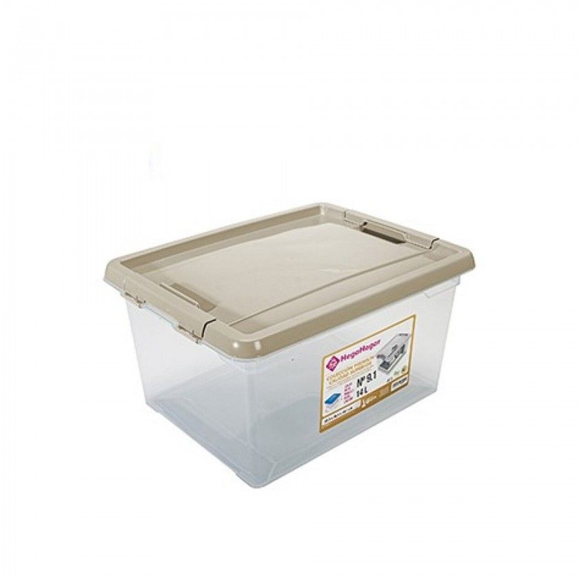 Caixa Arrumos Plstico New Box Multicor 14l 37.3X28.4X19.1cm