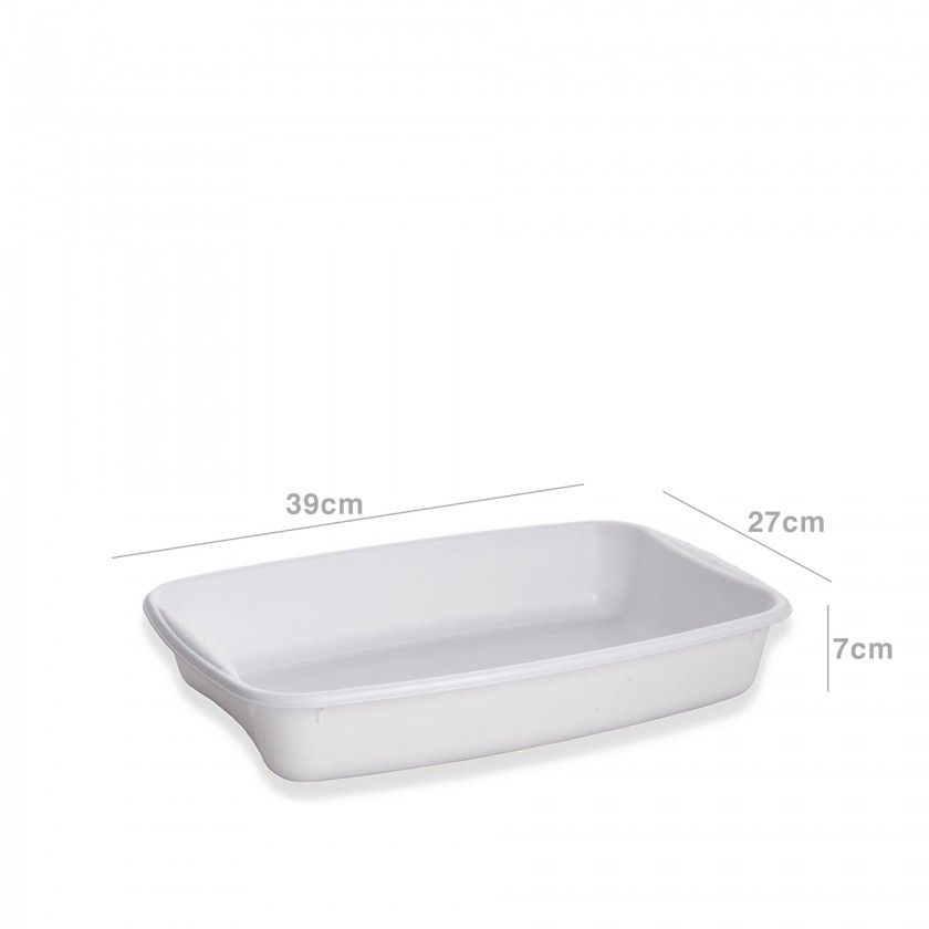 Tabuleiro Plstico Frigo Turin Palma Branco 4l 39X27X7cm