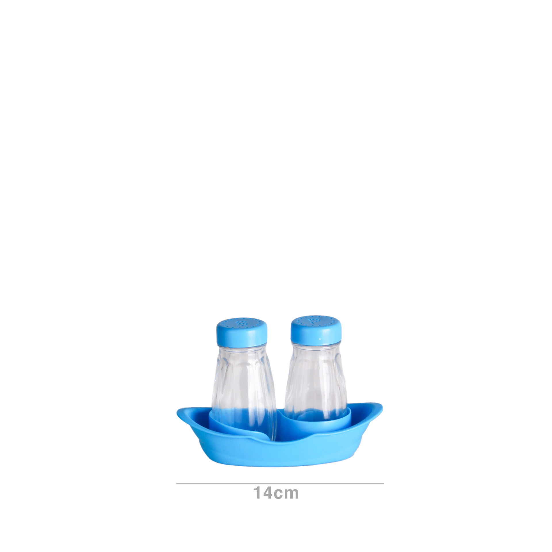 Saleiro / Pimenteiro com Base Plástico Multicor 0.6l 14X8X10cm