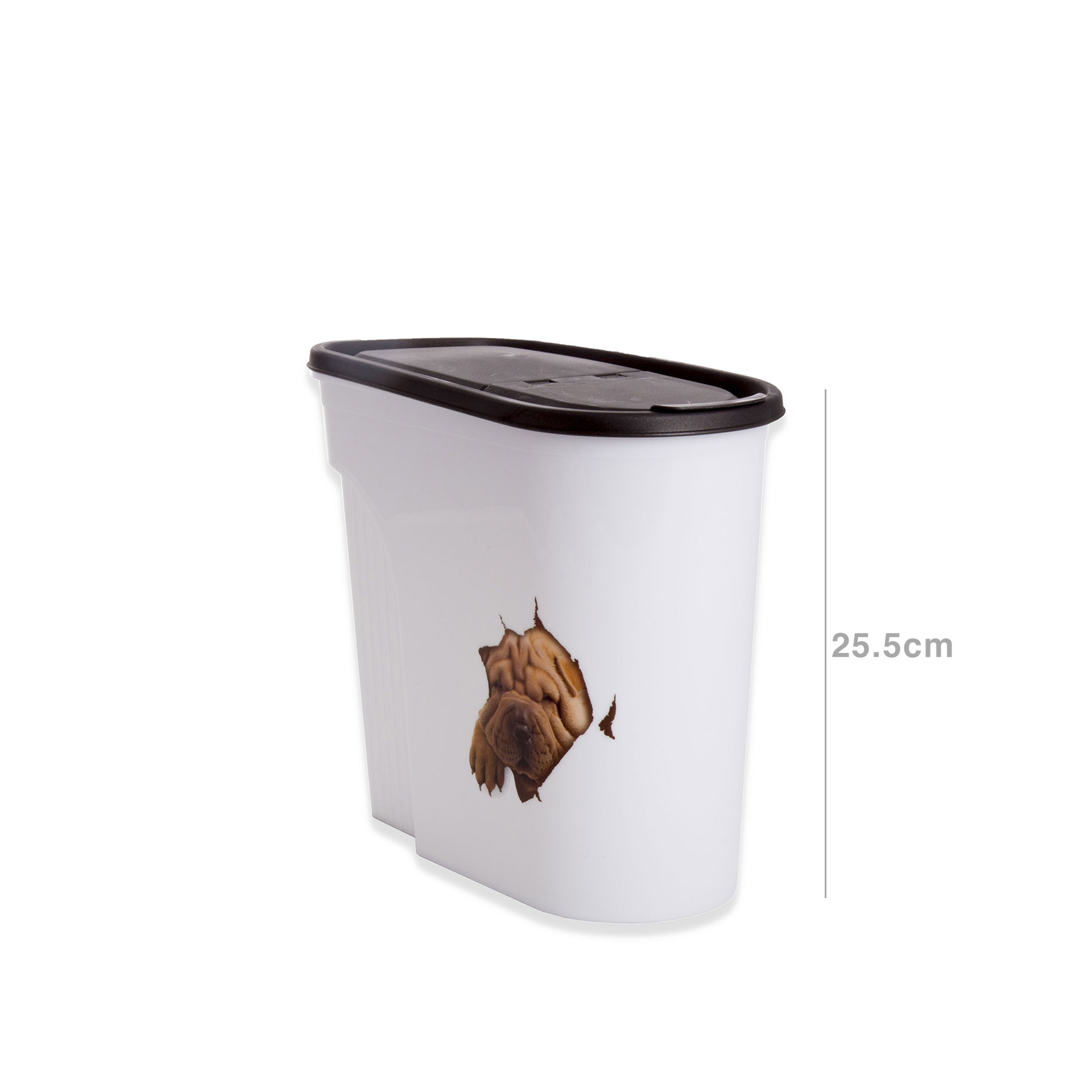 Caixa Animal com Doseador Plástico Multicor 5.7l 25.5X14X24cm