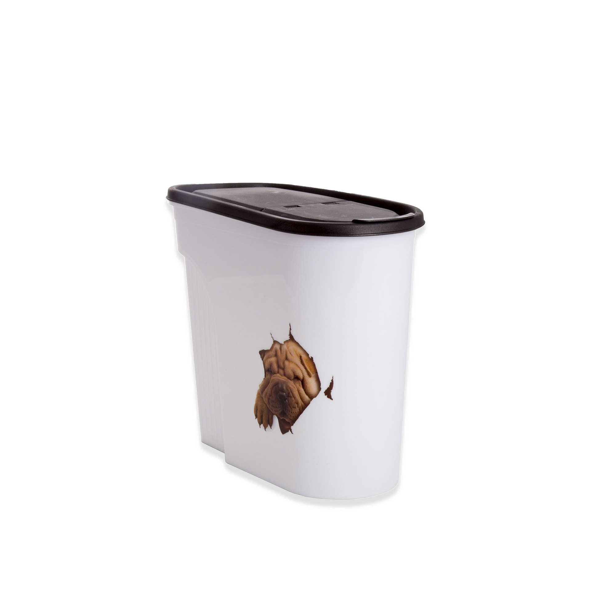 Caixa Animal com Doseador Plástico Multicor 5.7l 25.5X14X24cm