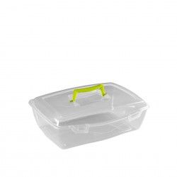 Caixa Arrumos com Asa Plstico Incolor 8l 37X27X12cm