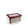 Caixa Arrumos Plstico Selos Multicor 4L 29X19X13cm