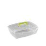Caixa Arrumos com Asa Plástico Incolor 8l 37X27X12cm Caixa Arrumos com Asa Plástico Incolor 8l 37X27X12cm