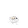Caixa Herm�tica para 6 Ovos Pl�stico Incolor 15X15X7.5cm