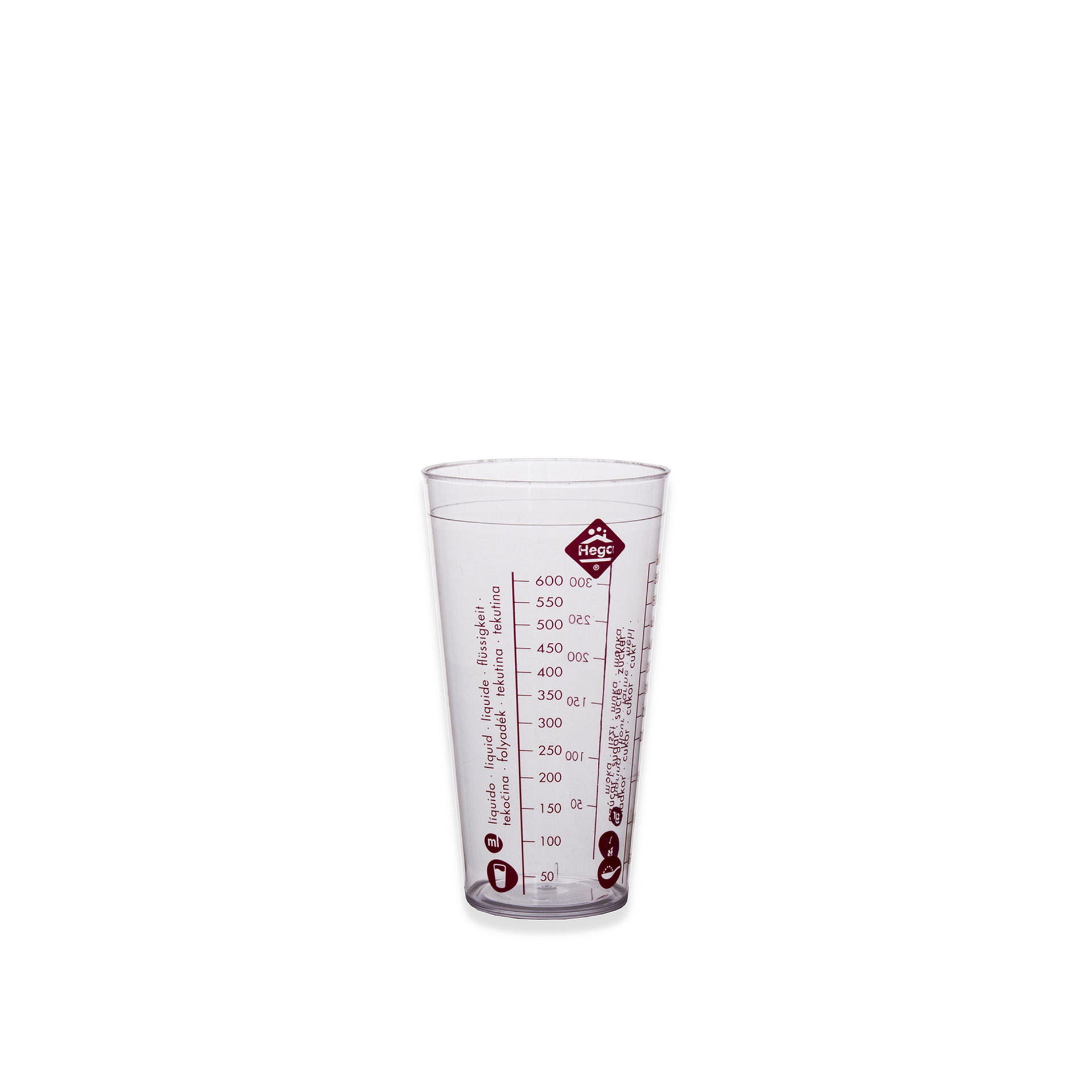 Copo Medidor Plástico Viena Luxe Redondo 750ml 9.7X17cm