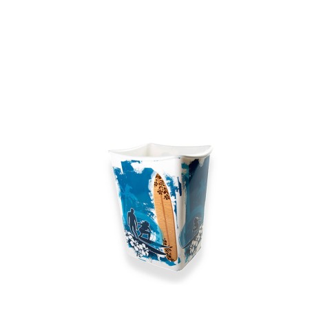 Papeleira Plástico Paisagem 15l Multicor 10X11X14cm - Image product