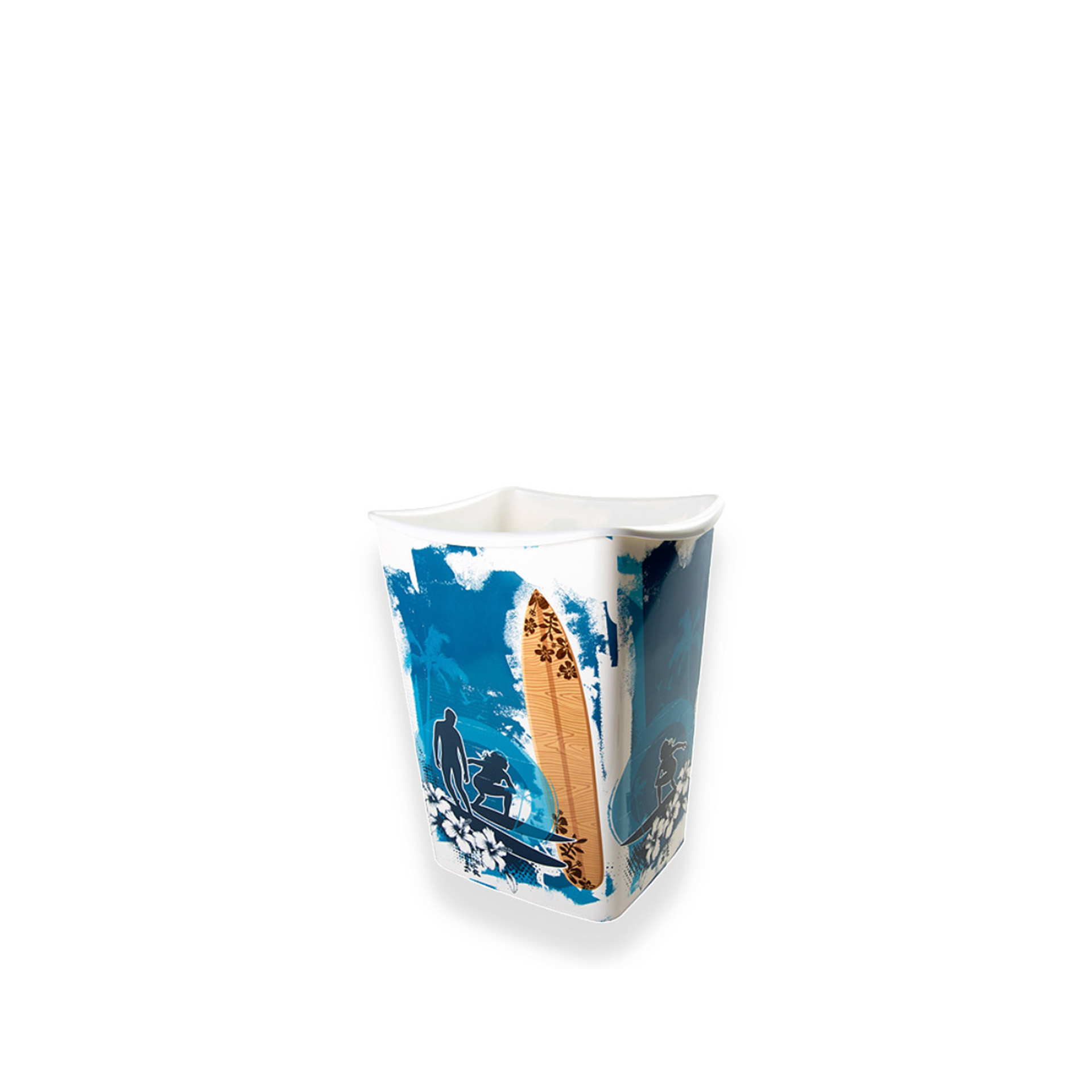 Papeleira Plástico Paisagem 15l Multicor 10X11X14cm