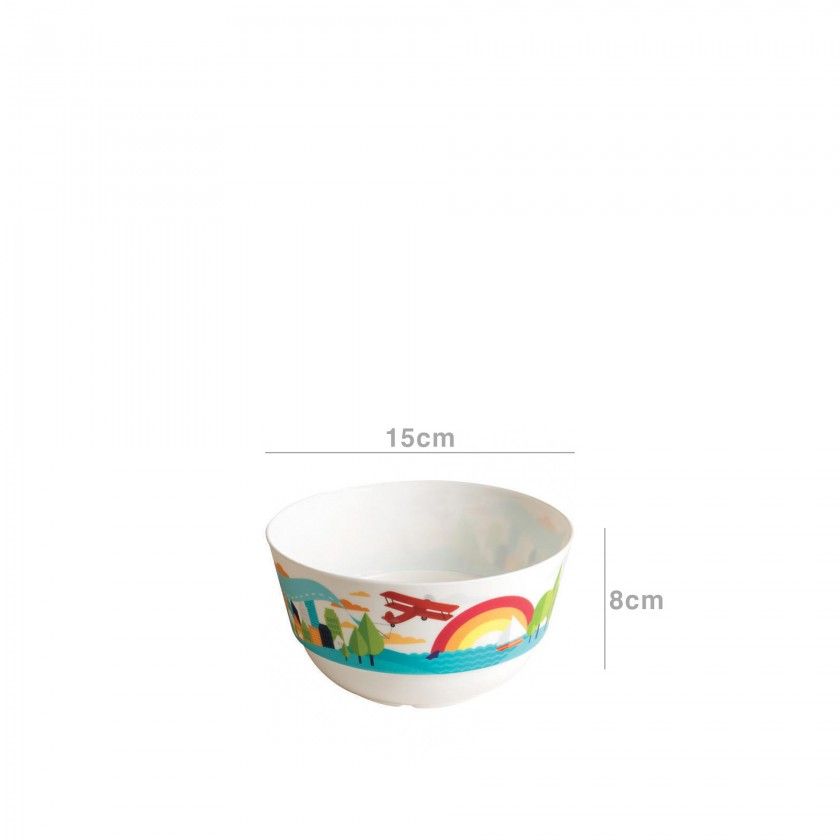 Taça Cereais Plástico Quinti Multicolor 1l 15X8cm Taça Cereais Plástico Quinti Multicolor 1l 15X8cm