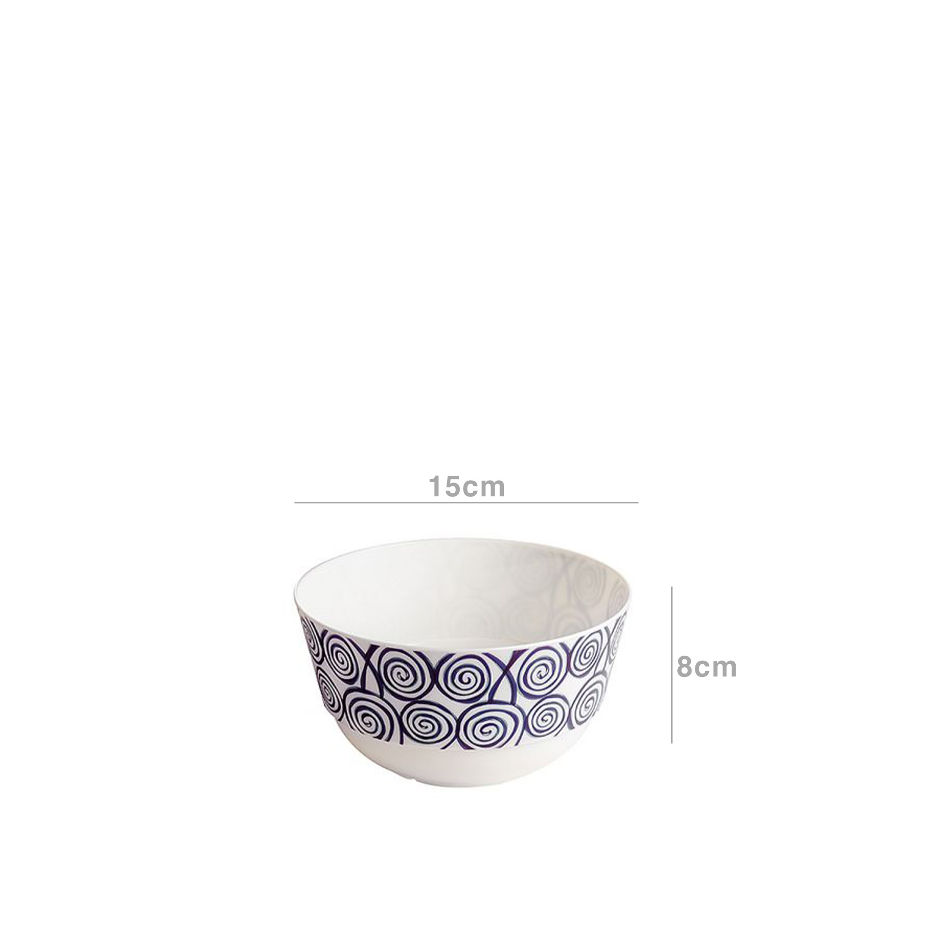 Taça Cereais Plástico Quinti Multicolor 1l 15X8cm