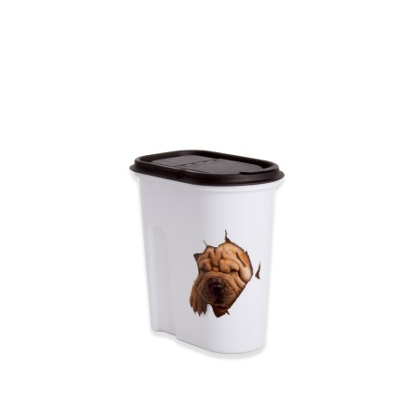 Caixa Animal com Doseador Plástico Multicor 2l 19X12X21cm - Image product