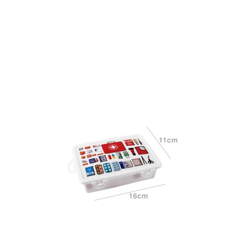 Caixa Multiusos Pl�stico Multicor 300ml 16X11X4cm - Image product