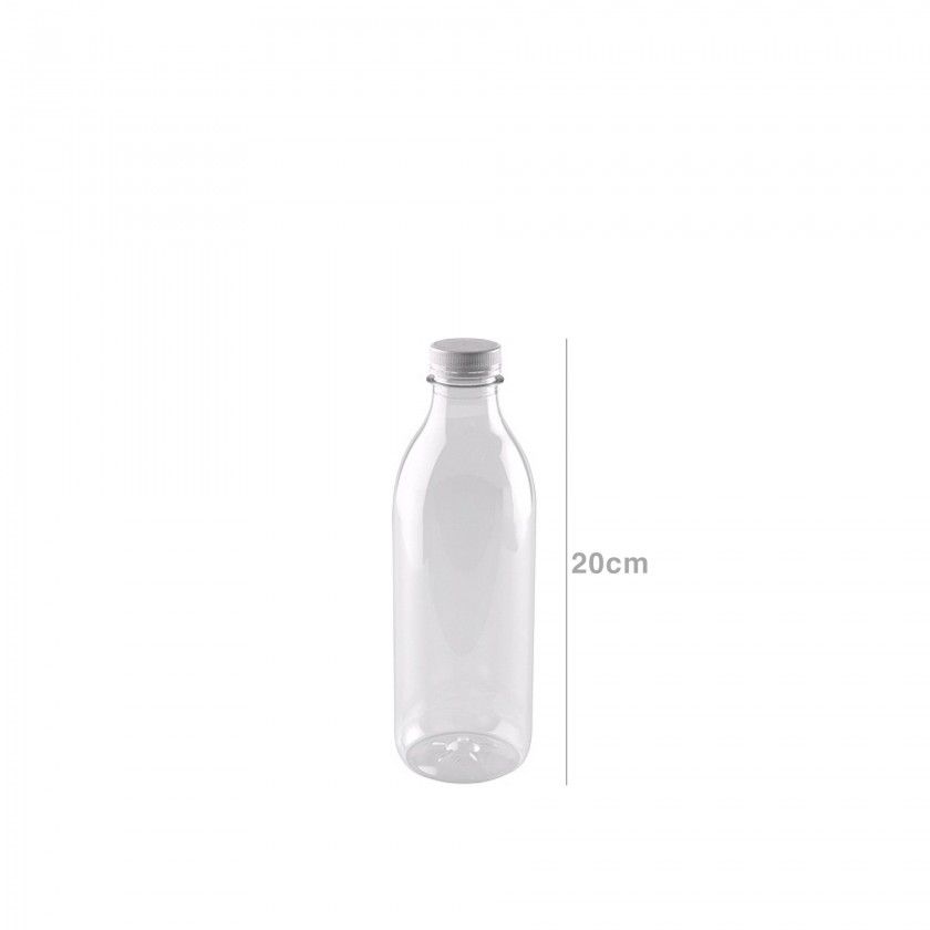 Garrafa Desporto Pl�stico Incolor 500ml 6.6X20cm