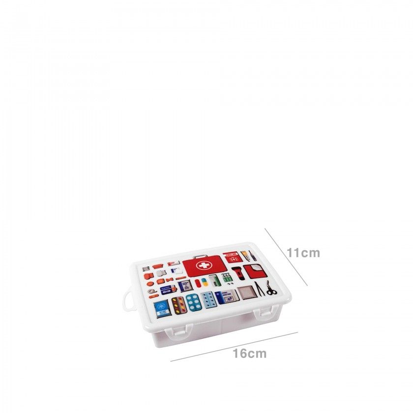 Caixa Multiusos Plástico Multicor 300ml 16X11X4cm Caixa Multiusos Plástico Multicor 300ml 16X11X4cm