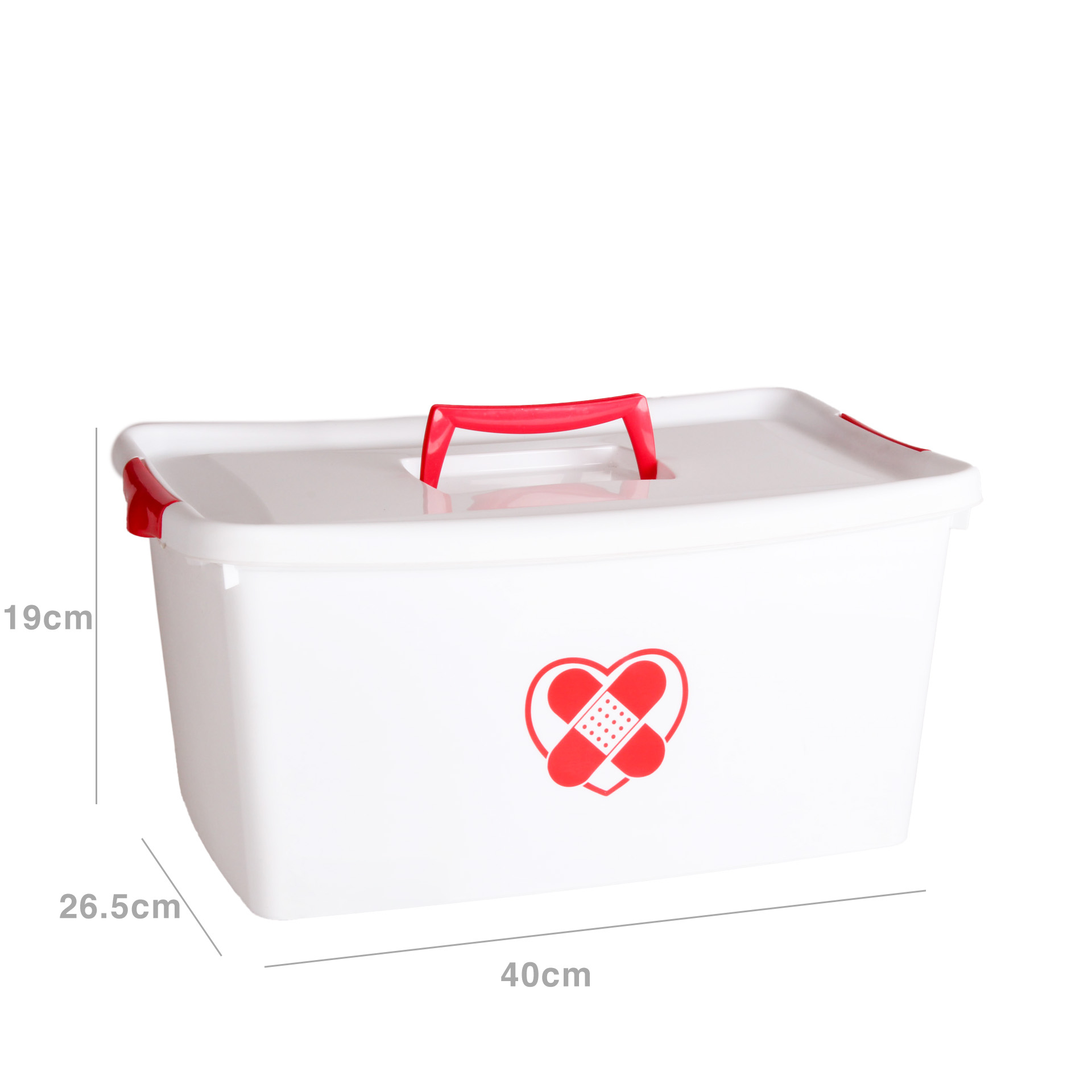 Mala Sos Plástico Branco 40X26.5X19cm