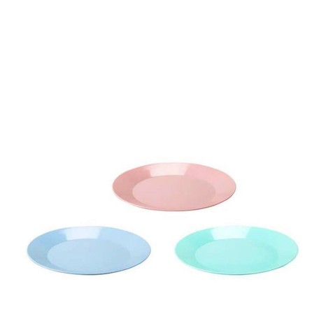 Prato Ladeiro Pl�stico Redondo Multicor 17cm - Image product