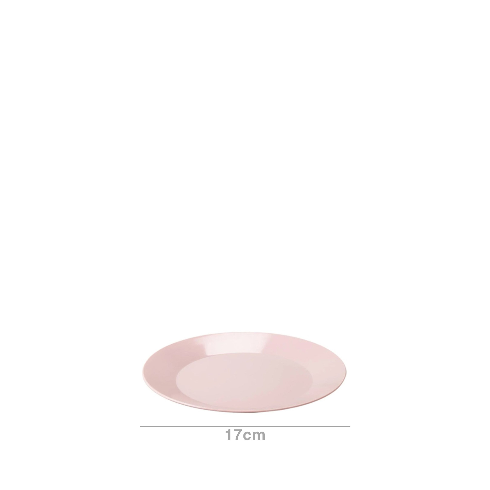 Prato Ladeiro Plástico Redondo Multicor 17cm