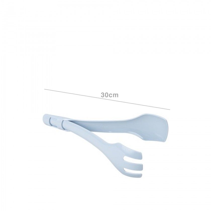Pinça Salada Plástico Branco 30cm Pinça Salada Plástico Branco 30cm