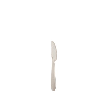 Faca Plástico Gourmet Bege 18.5cm Pack 6