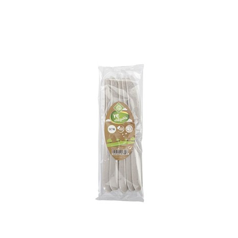 Faca Plástico Gourmet Bege 18.5cm Pack 6 - Image product