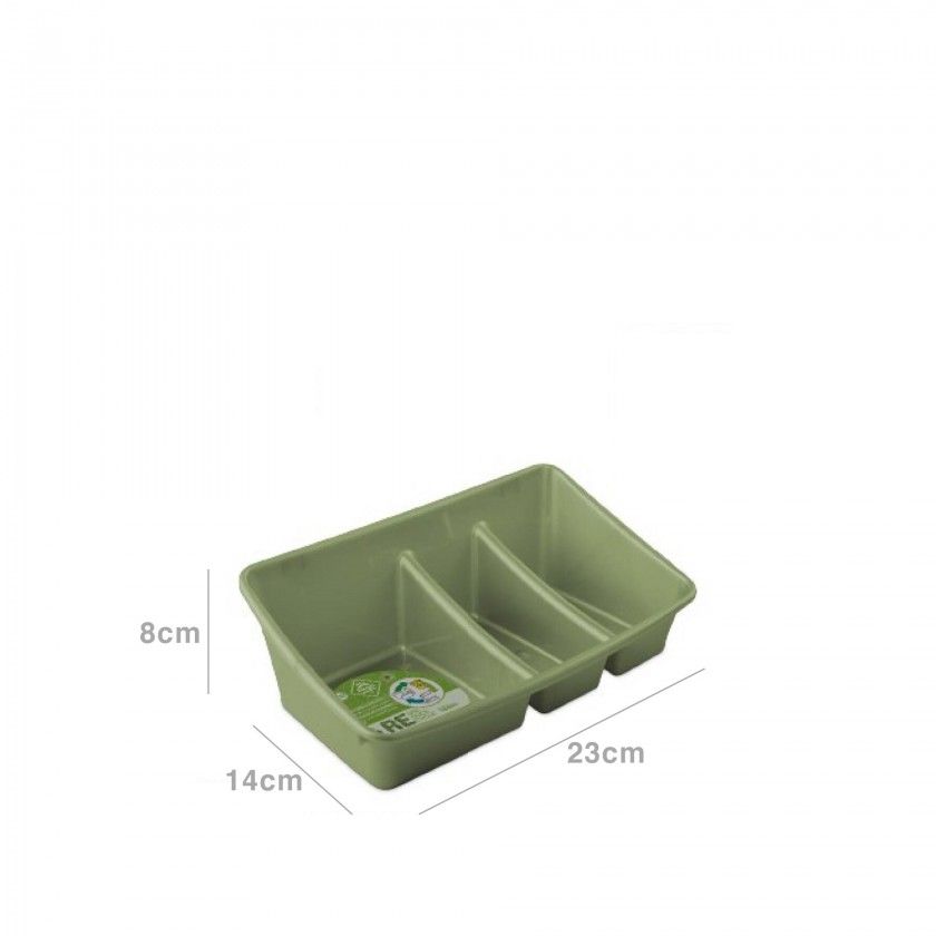 Caixa Esfregão Plástico Verde 23X14X8cm Caixa Esfregão Plástico Verde 23X14X8cm