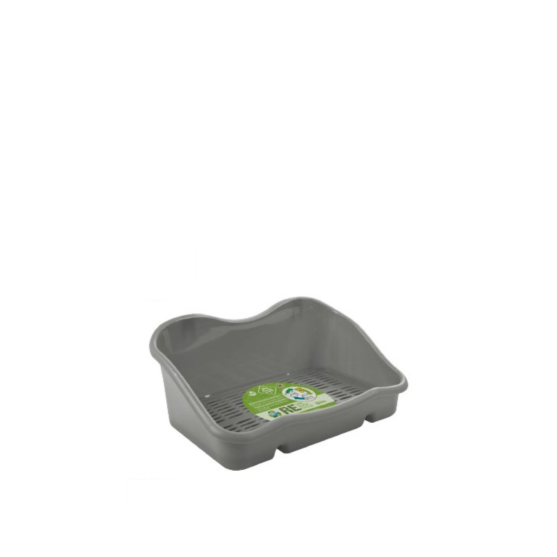 Suporte Esfregão com Grelha Plástico Cinzento 21X13X9.5cm