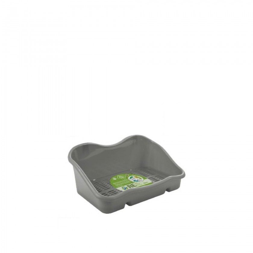 Suporte Esfrego com Grelha Plstico Cinzento 21X13X9.5cm