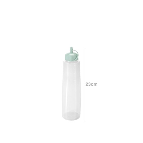 Frasco Molhos Chef com Dispensador Plástico Incolor 350ml 6X23cm - Image product