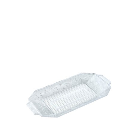 Bandeja Plástica Luxe Retangular Incolor 37X14.8X2.6cm - Image product