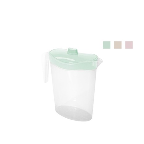 Jarro Pl�stico Bristol Oval Incolor 1.5l 21X9X23cm - Image product