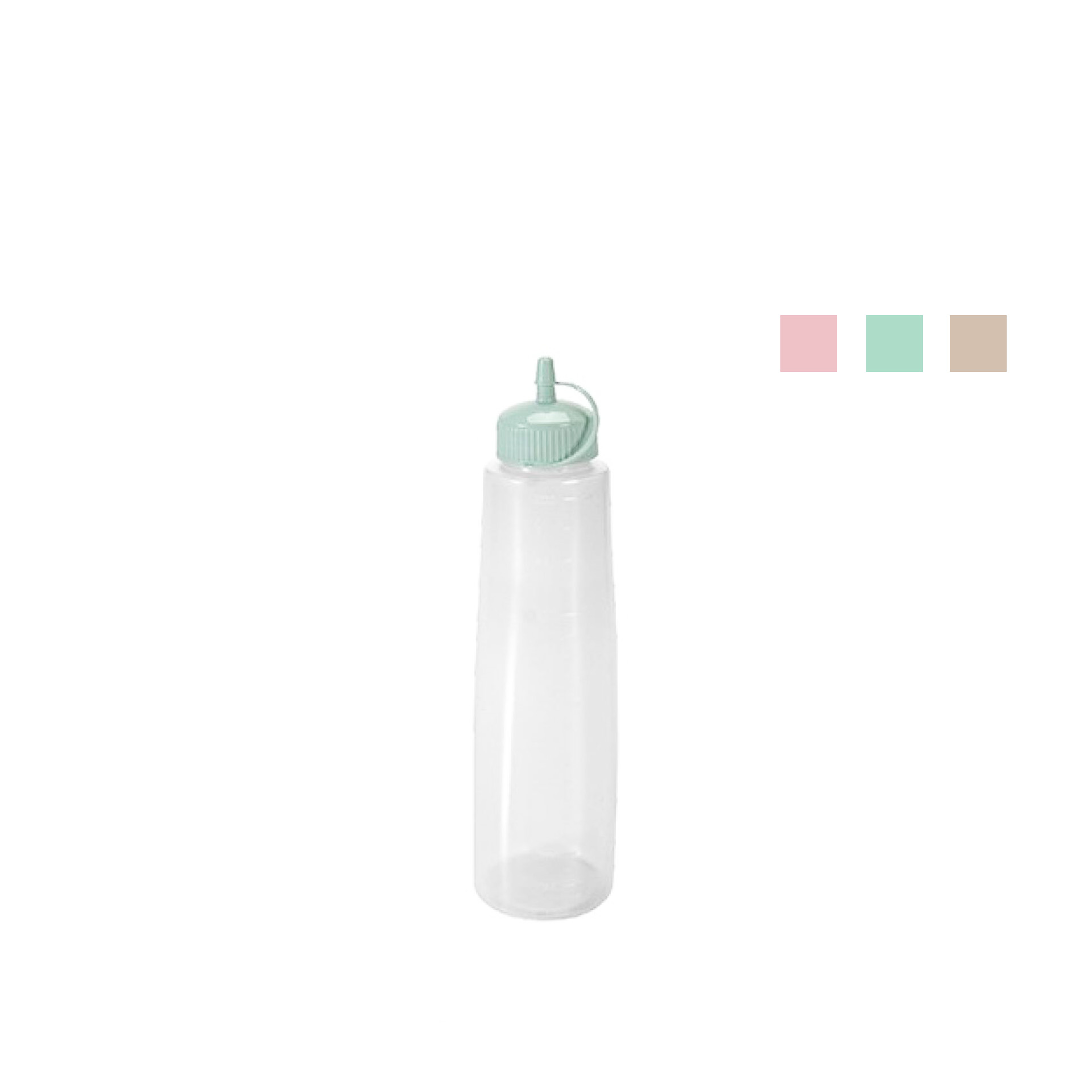Frasco Molhos Chef com Dispensador Plástico Incolor 350ml 6X23cm