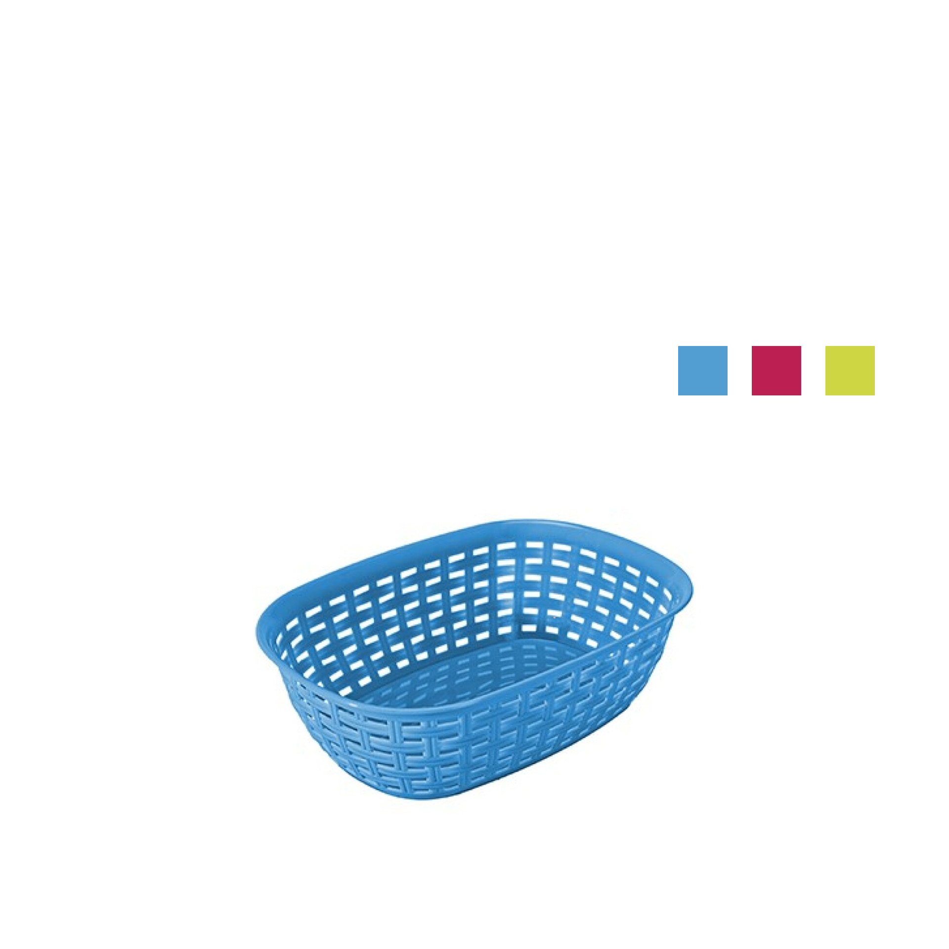Cesto Plástico Rattan 3l 21X30X7.6cm