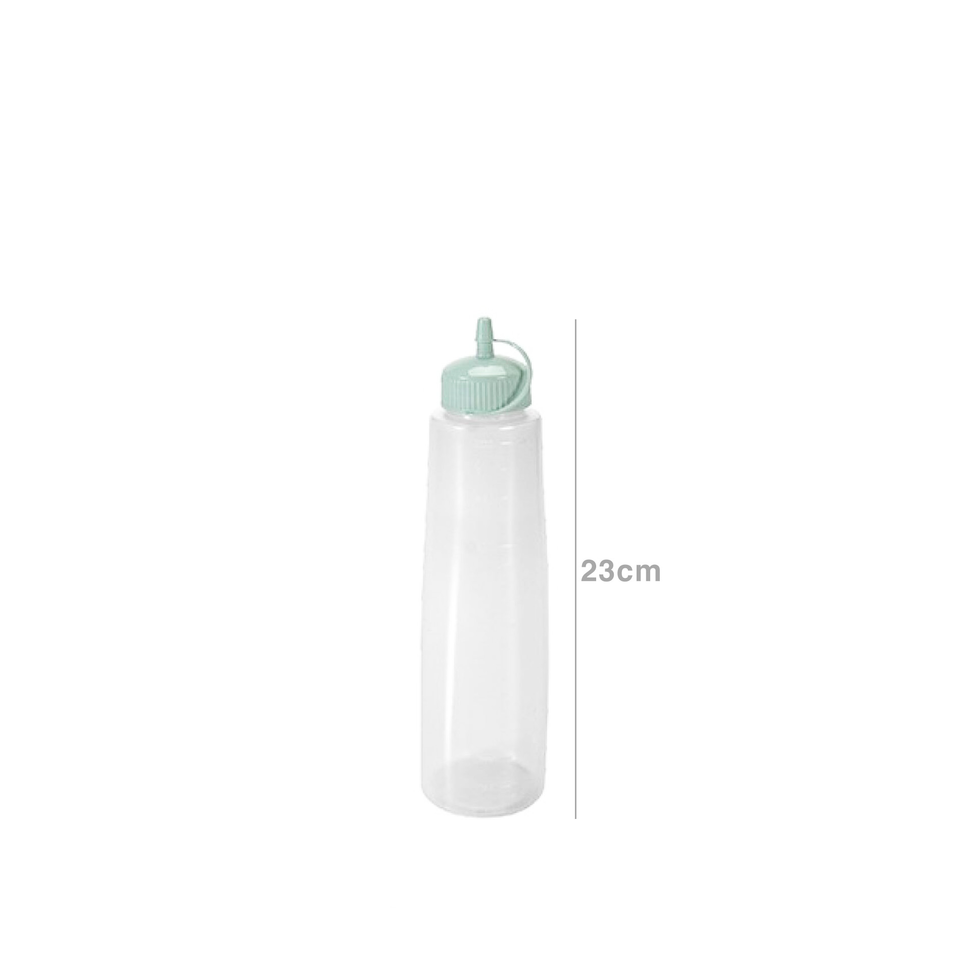 Frasco Molhos Chef com Dispensador Plástico Incolor 350ml 6X23cm