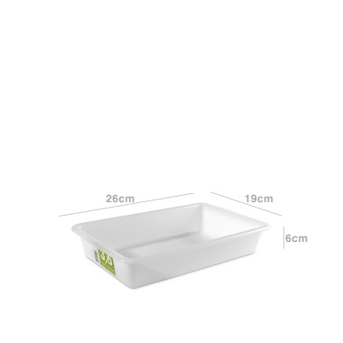 Tabuleiro Plástico Frigo Oporto Branco