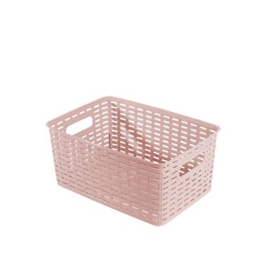 Cesto Multiusos Plástico Rattan 6l 29.5X20.5X13cm