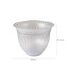 Vaso Plástico Grecia Redondo Incolor 34X29.5cm Vaso Plástico Grecia Redondo Incolor 34X29.5cm